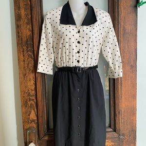 Polkadot vintage dress 10